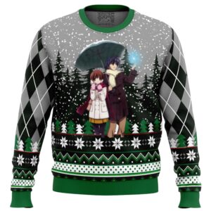 Christmas Couple Clannad Gifts For Family Holiday Christmas Ugly Sweater