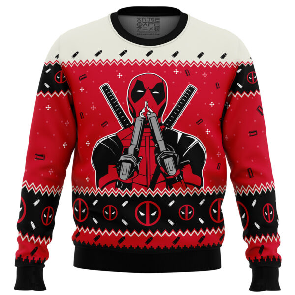 Christmas Deadpool Marvel Comics Gifts For Family Holiday Christmas Ugly Sweater