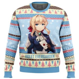 Christmas Doll Violet Evergarden Gifts For Family Holiday Christmas Ugly Sweater