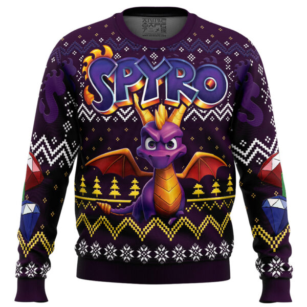 Christmas Dragon Spyro Gifts For Family Holiday Christmas Ugly Sweater