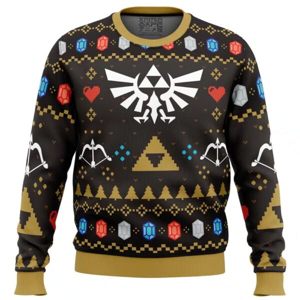 Christmas Hero Zelda Gifts For Family Holiday Christmas Ugly Sweater