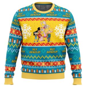 Christmas Hey Arnold Nickelodeon Gifts For Family Holiday Christmas Ugly Sweater