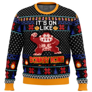 Christmas Kong Donkey Kong Gifts For Family Holiday Christmas Ugly Sweater