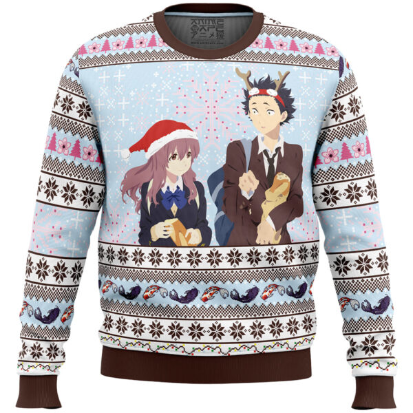 Christmas Love A Silent Voice Gifts For Family Holiday Christmas Ugly Sweater