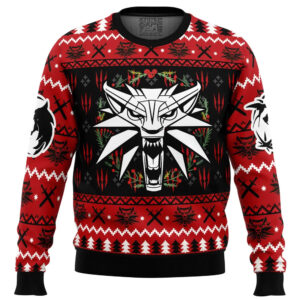 Christmas Monster The Witcher Gifts For Family Holiday Christmas Ugly Sweater