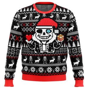 Christmas Sans Undertale Gifts For Family Holiday Christmas Ugly Sweater