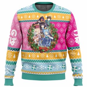 Christmas Spirit Konosuba Gifts For Family Holiday Christmas Ugly Sweater