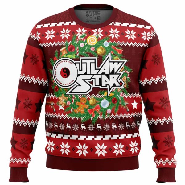 Christmas Time Outlaw Star Gifts For Family Holiday Christmas Ugly Sweater