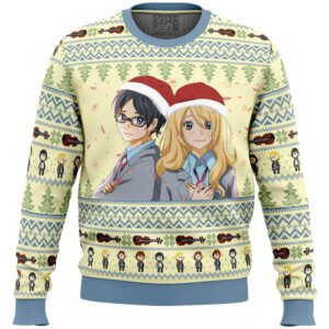 Christmas Your Lie in April Gifts For Family Holiday Christmas Ugly Sweater