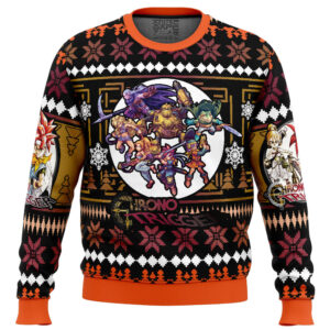 Chrono Heroes Chrono Trigger Gifts For Family Holiday Christmas Ugly Sweater