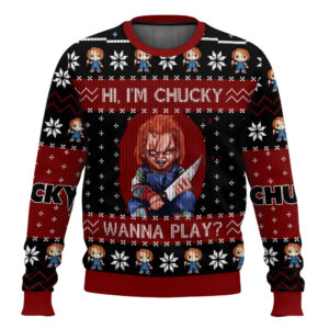 Chucky Gifts For Family Holiday Christmas Ugly Sweater