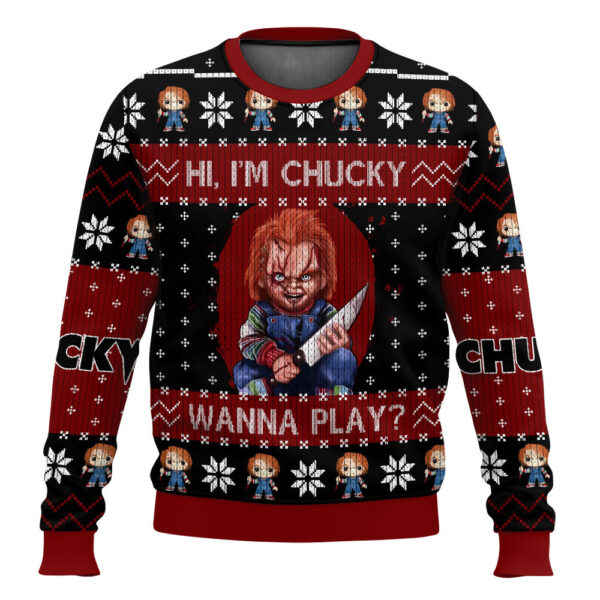 Chucky Gifts For Family Holiday Christmas Ugly Sweater