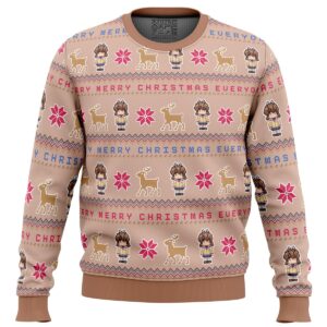 Clannad Merry Mery Christmas Furukawa Nagisa Gifts For Family Holiday Christmas Ugly Sweater