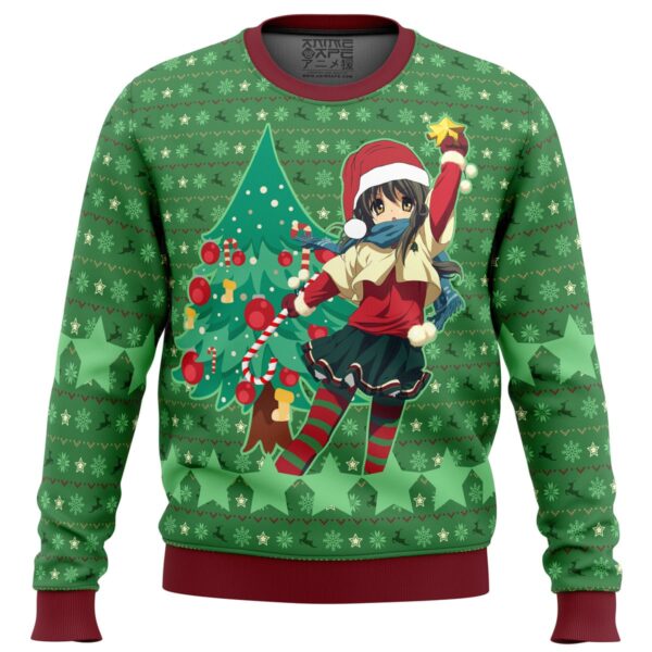 Clannad Wish Upon a Star This Christmas Gifts For Family Holiday Christmas Ugly Sweater