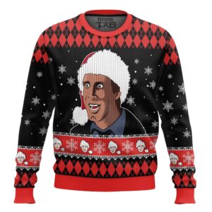 Clark Griswold National Lampoon’s Christmas Vacation Best Holiday Christmas Ugly Sweater Gifts For Family