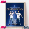 MLB The Los Angeles Dodgers Are The 2024 World Series Champions Wall Decor Canvas Poster