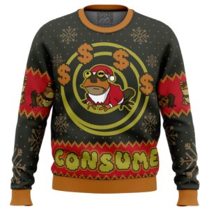 Consume Futurama Gifts For Family Holiday Christmas Ugly Sweater