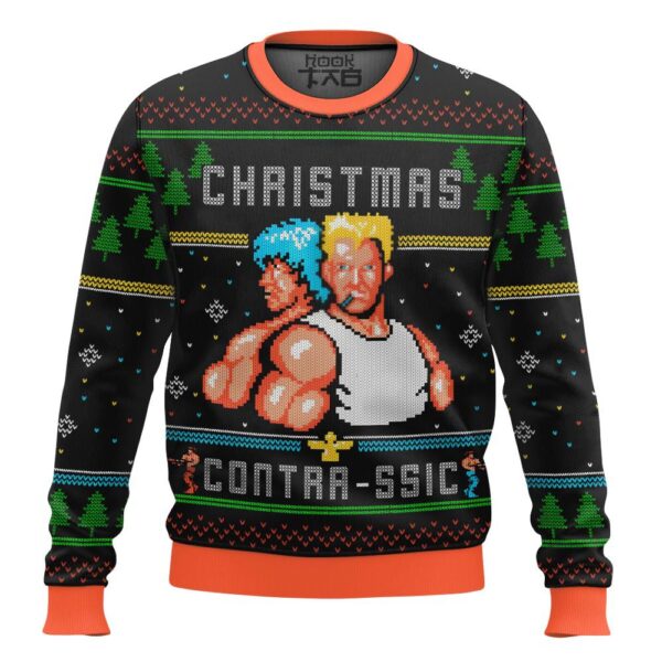 Contra, Contrassic Christmas Best Holiday Christmas Ugly Sweater Gifts For Family