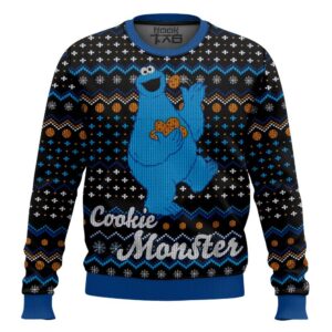 Cookie Monster Best Holiday Christmas Ugly Sweater Gifts For Family