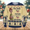 Coors Banquet Drinking Around World Best Holiday Christmas Ugly Sweater Gifts For Family