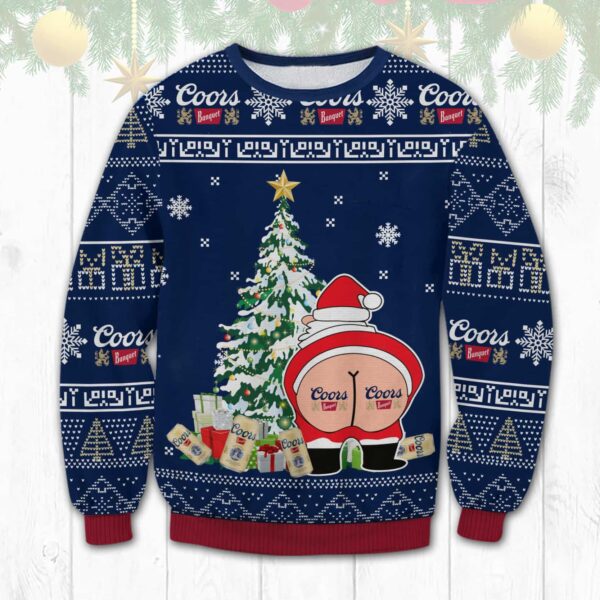 Coors Banquet Funny Best Holiday Christmas Ugly Sweater Gifts For Family