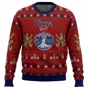 Coors Banquet Gifts For Family Holiday Christmas Ugly Sweater