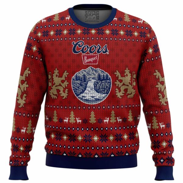 Coors Banquet Gifts For Family Holiday Christmas Ugly Sweater