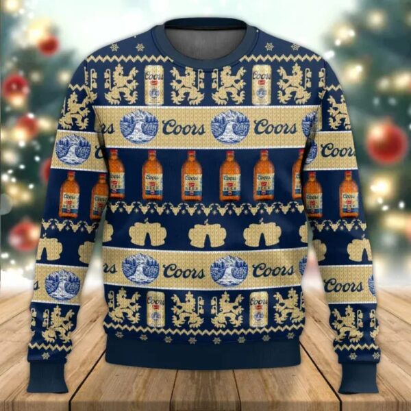 Coors Beer Gifts For Family Holiday Christmas Ugly Sweater