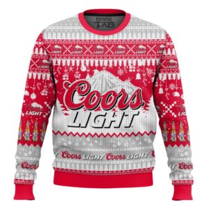 Coors Light Best Holiday Christmas Ugly Sweater Gifts For Family