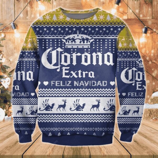 Corona Extra Gifts For Family Holiday Christmas Ugly Sweater