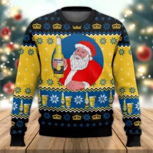 Corona Extra Santa Christmas Best Holiday Christmas Ugly Sweater Gifts For Family