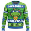 Cowabunga Donatello Christmas Teenage Mutant Ninja Turtles Gifts For Family Holiday Christmas Ugly Sweater