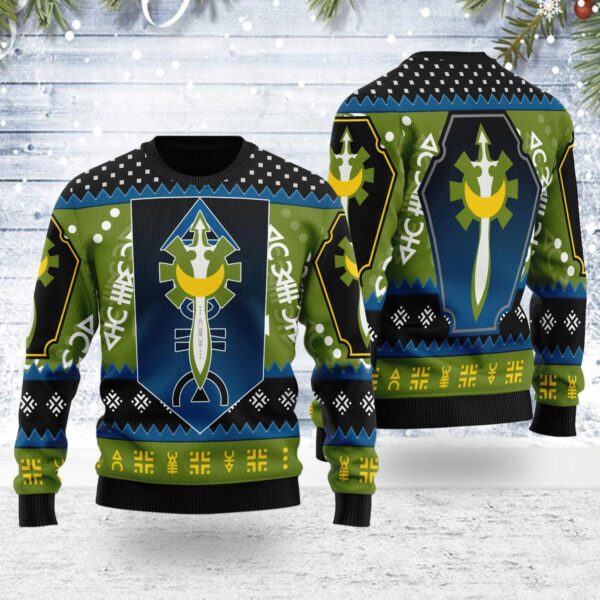 Craftworlds Aeldari of Alaitoc Iconic Gifts For Family Holiday Christmas Ugly Sweater