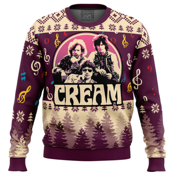 Cream Band Gifts For Family Holiday Christmas Ugly Sweater