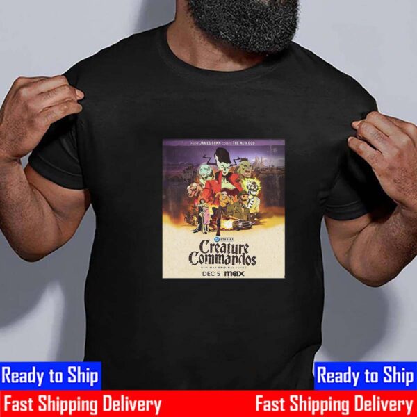 Creature Commandos Official Poster Release December 5th 2024 Unisex T-Shirt