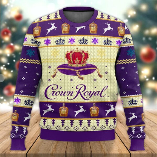 Crown Royal Best Gifts For Family For Holiday Christmas Ugly Sweater