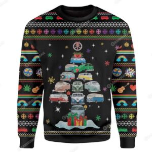 Custom Ugly Car Best Gifts For Family For Holiday Christmas Ugly Sweater