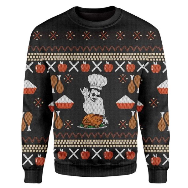 Custom Ugly Christmas Chef Sweater