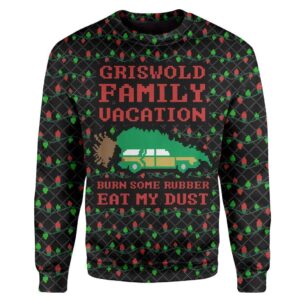 Custom Ugly Christmas Griswold Family Vacation Best Gifts For Family For Holiday Christmas Ugly Sweater