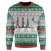 Custom Ugly Christmas Reindeer And Santa Sweater