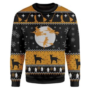 Custom Ugly Christmas Witch Sweater