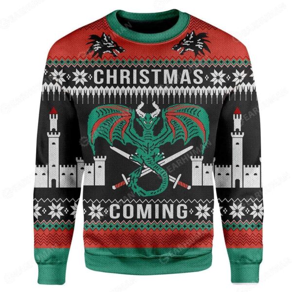 Custom Ugly Is Coming Best Gifts For Family For Holiday Christmas Ugly Sweater