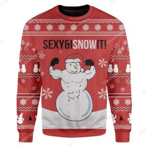 Custom Ugly Snowman Best Gifts For Family For Holiday Christmas Ugly Sweater