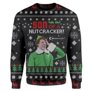 Custom Ugly Son Of A Nutcracker Best Gifts For Family For Holiday Christmas Ugly Sweater