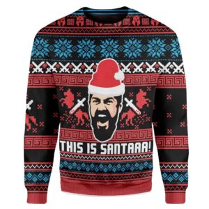 Custom Ugly This Is Sata Best Gifts For Family For Holiday Christmas Ugly Sweater