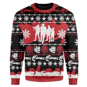 Custom Ugly Zombieland Best Gifts For Family For Holiday Christmas Ugly Sweater