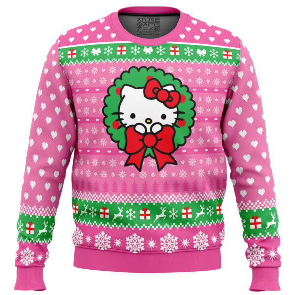 Cute Christmas Hello Kitty Gifts For Family Holiday Christmas Ugly Sweater