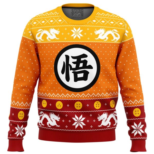 DBZ Goku Christmas Gifts For Family Holiday Christmas Ugly Sweater