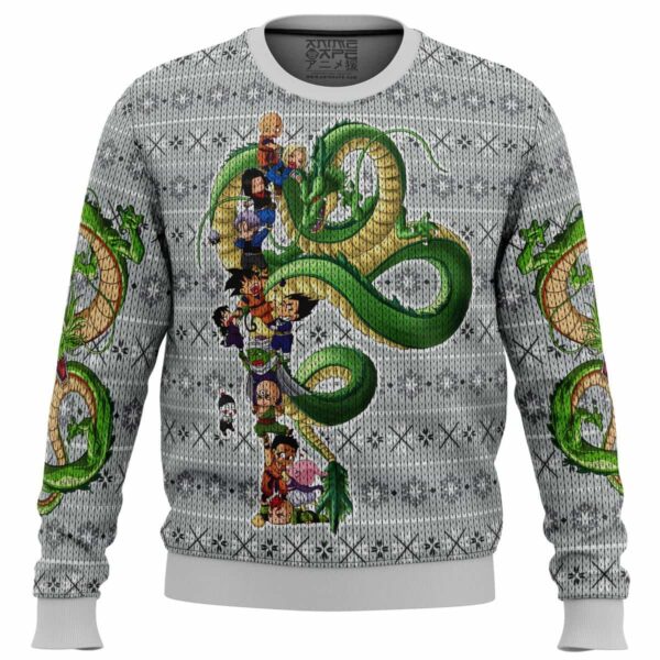 DBZ Play with the Dragon Gifts For Family Holiday Christmas Ugly Sweater