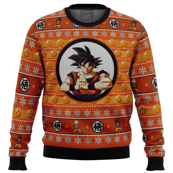 DBZ Son Goku Gifts For Family Holiday Christmas Ugly Sweater